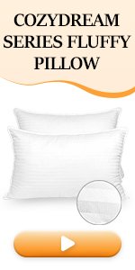 Pillows for Sleeping (2-Pack)- Luxury Down Alternative Pillow Breathable Premium Quality Cover